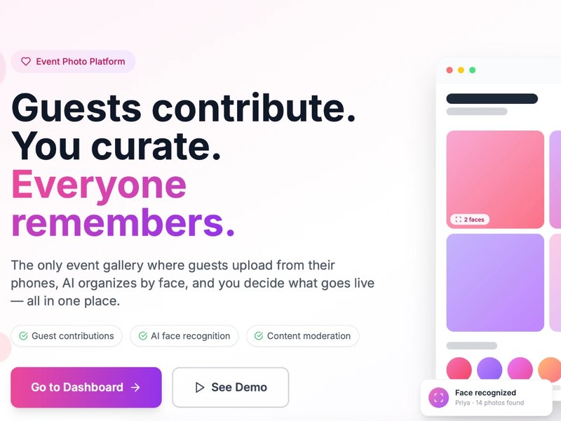 Pixly website homepage